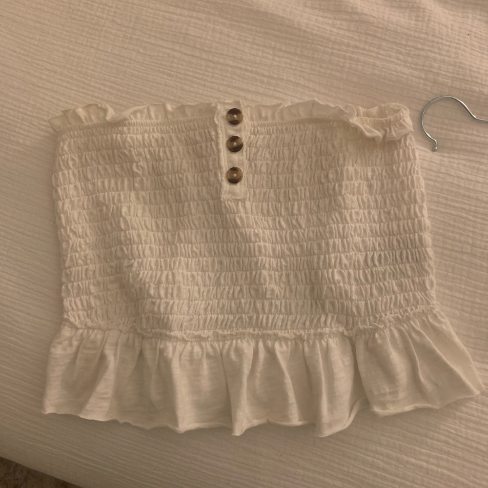 Free People - white tube top - small